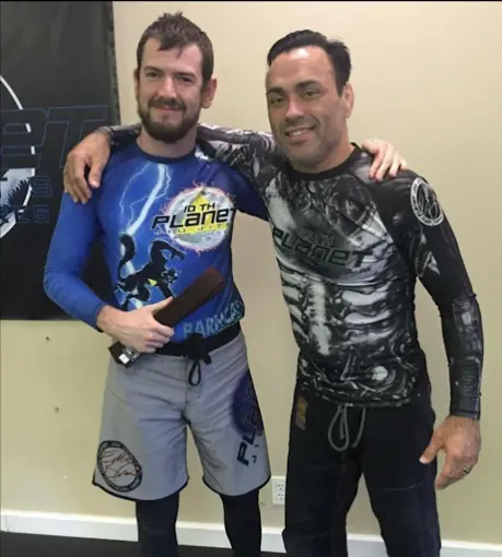 Brian Barn Cat Debes with Eddie Bravo