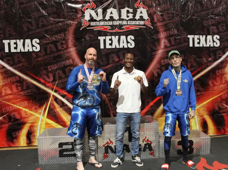 NAGA Texas podium celebration